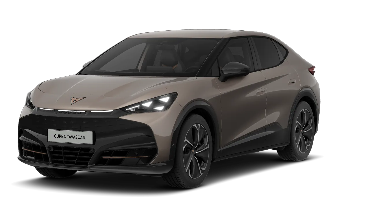 Cupra Tavascan VZ i fargen Atacama Desert