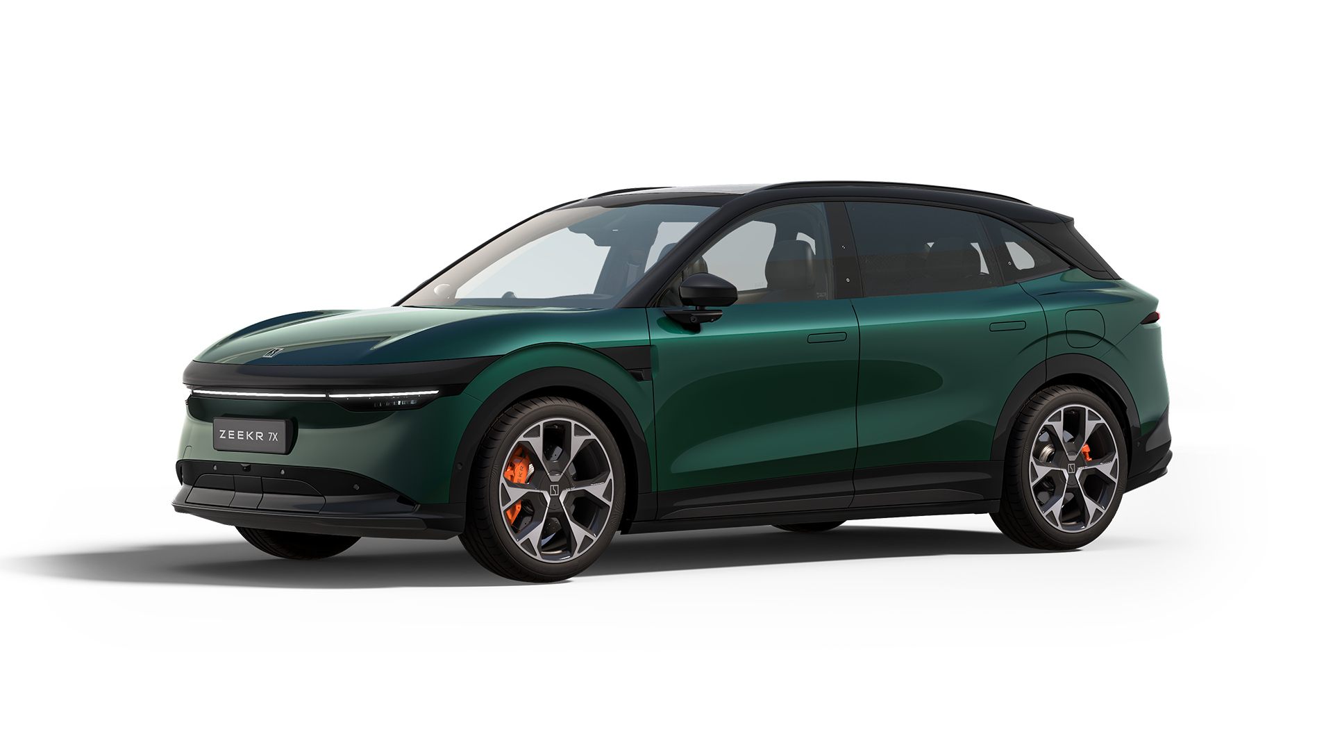 Zeekr 7X Privilege AWD i fargen Forest Green